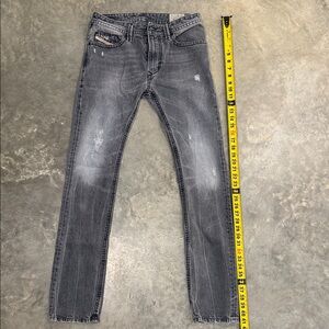 Diesel Industry - Men’s  Gray Jeans - THAVAR Slim Skinny - 28 W 32 L